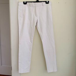 Straight-leg white Joseph pants